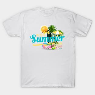 Summer Tropical Toucan T-Shirt